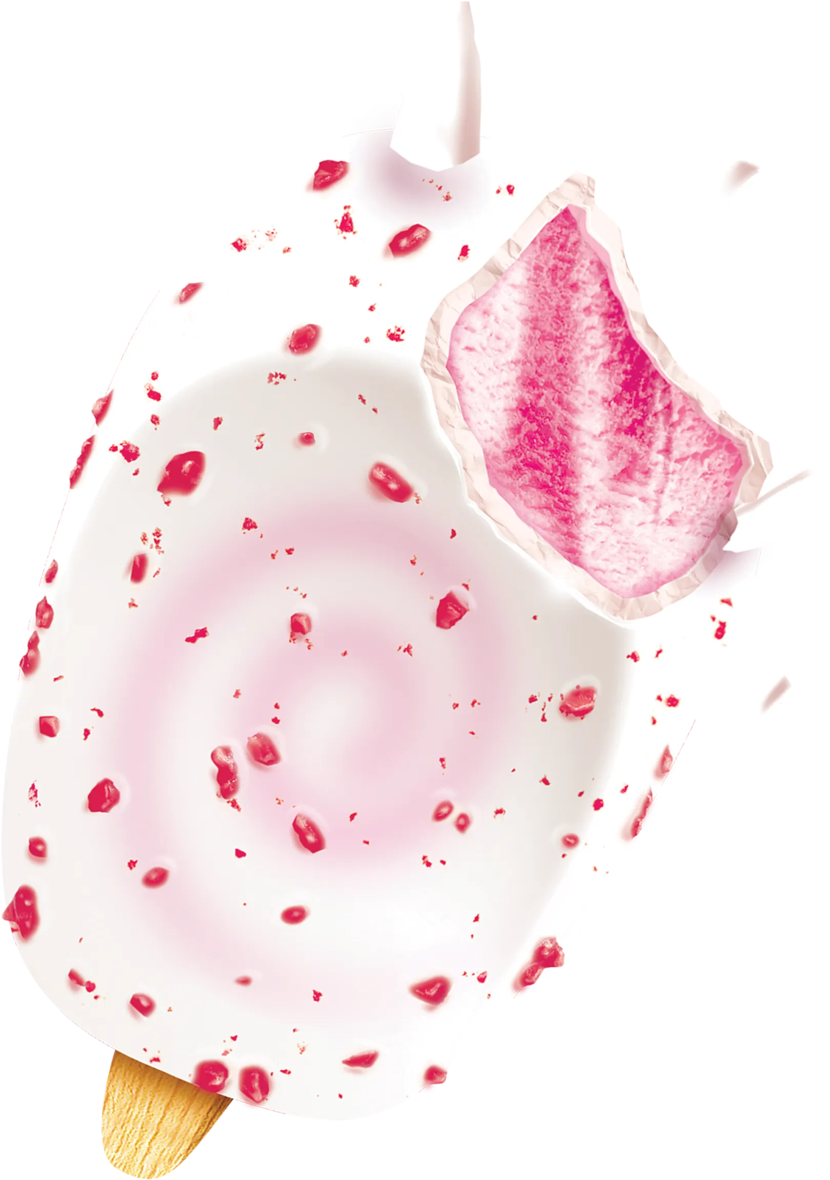 Strawberry Crispy unwrapped product