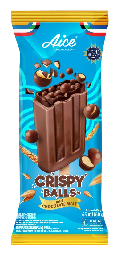 Crispy Balls Chocolate Malt wrapper