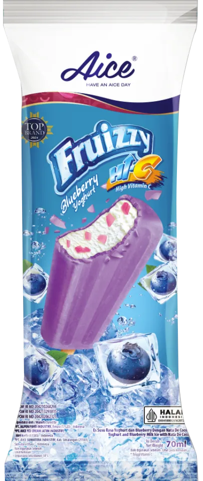Fruizzy Blueberry Yoghurt wrapper
